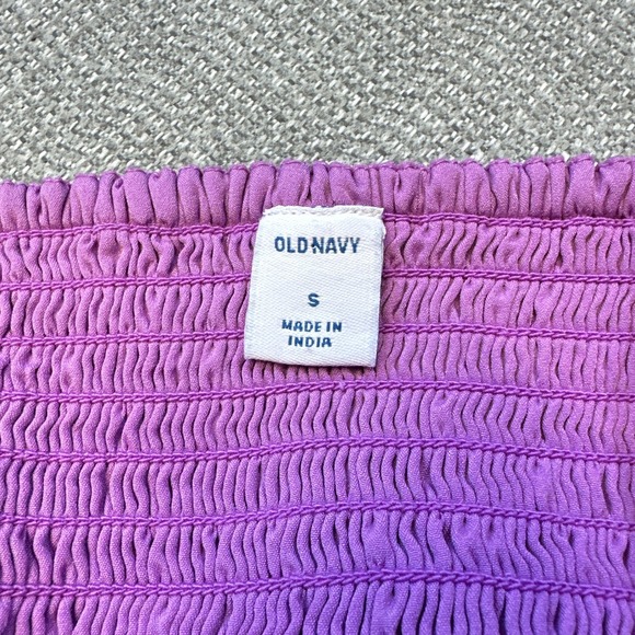 Boho Lilac Eyelet Midi‎ Sundress Small Button Spaghetti Strap Summer Festival - Picture 2 of 11